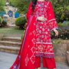 Red color salwar kameez | gul ahmed | rose | cl-32267 (ss-3685) - pakistani suit
