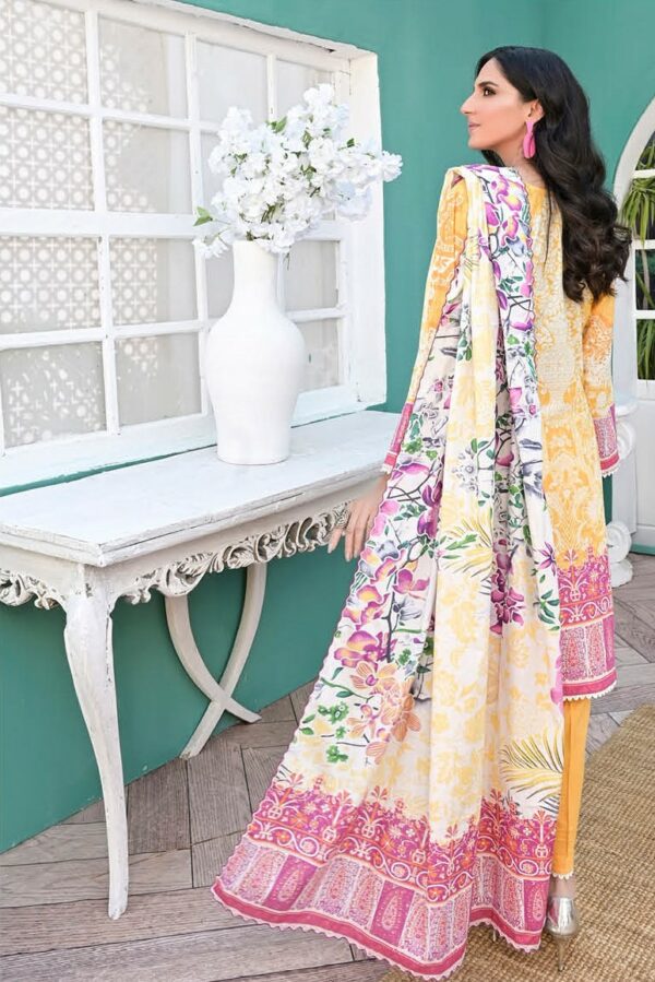 Roomy Embroidered Lawn by Zesh Textiles 2023 | A-01