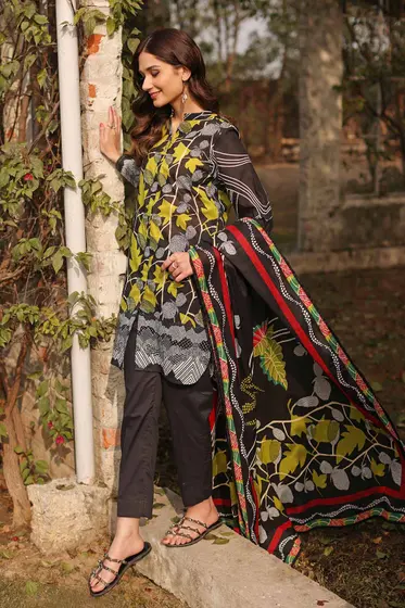 Gul ahmed essentials lawn | cl-32173 (ss-3905) - pakistani suit