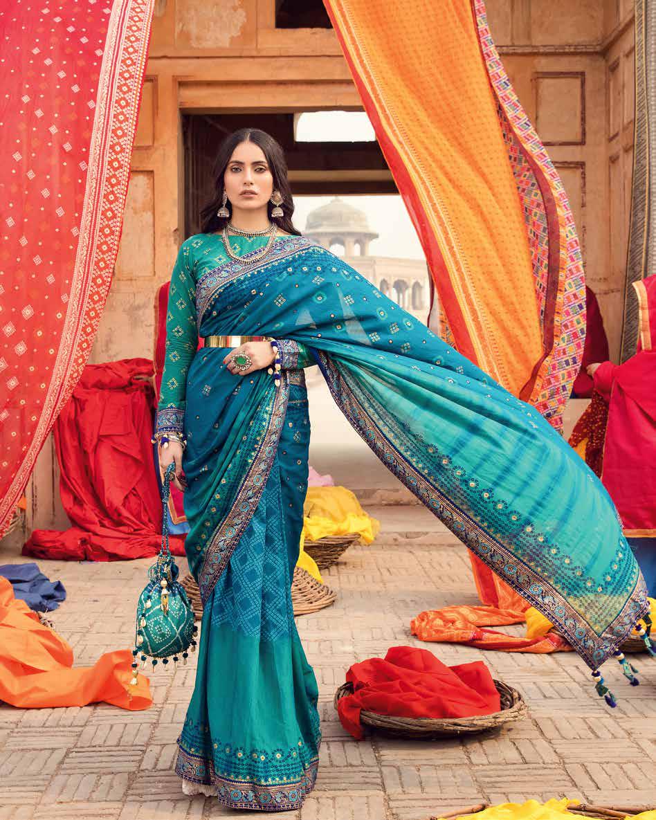 Wedding Wear Banarasi Silk Designer Saree 2023, 5.5 Mtr at Rs 795 in Surat