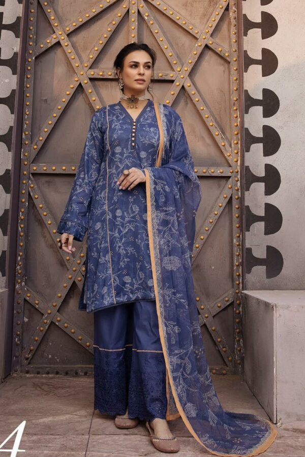 Zarkis Classic Lawn with Embroidered Trousers'23 | D-01