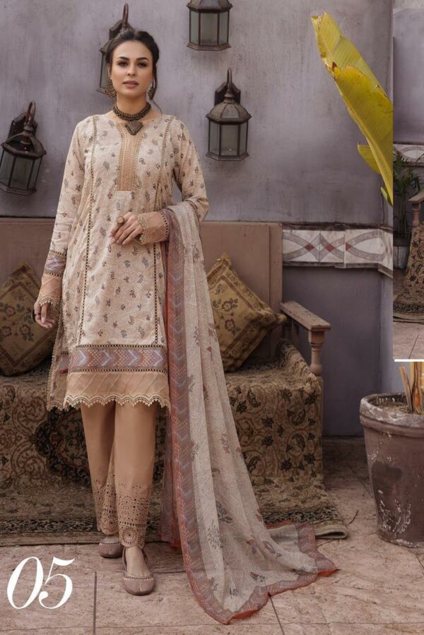 Zarkis Classic Lawn with Embroidered Trousers'23 | D-01