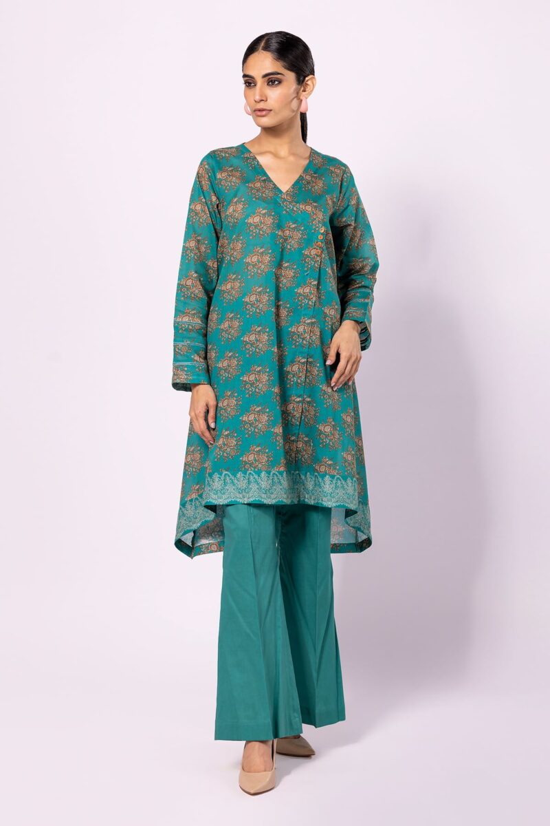 Khaadi spring summer lawn | jla23114_teal (ss-4211) - pakistani suit