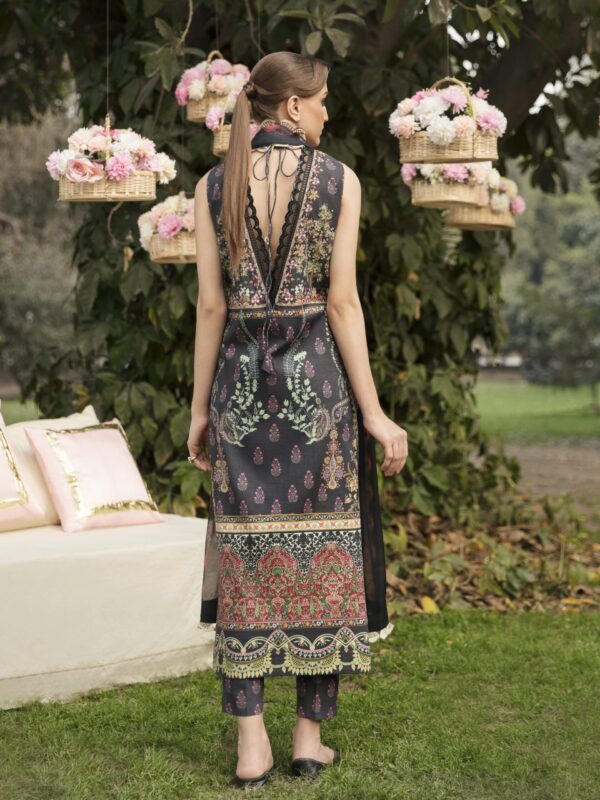Ayzel by afrozeh bahaar luxury lawn | eid collection | azl-23-v1-10 (ss-3658) - pakistani suit