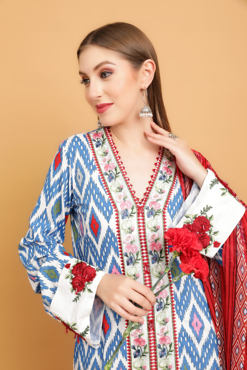 Ghazal embroidered floral from house of mist | vol 2 | | hm-fl-04
