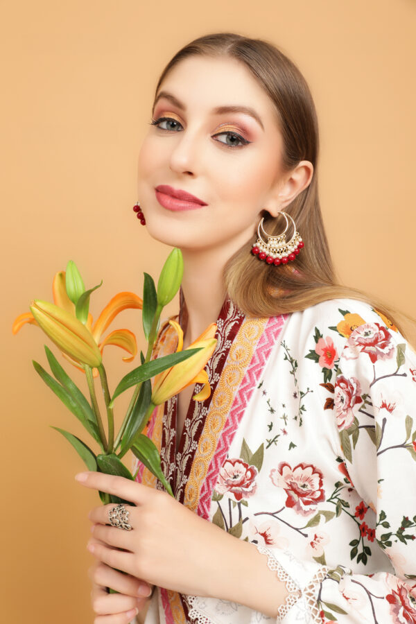Ghazal embroidered floral from house of mist | vol 2 | | hm-fl-03