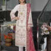 Razab embroidered luxury lawn with hand made work  | gla-006 hm
