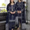Razab Embroidered Luxury Lawn With Hand Made Work  | GLA-007 HM