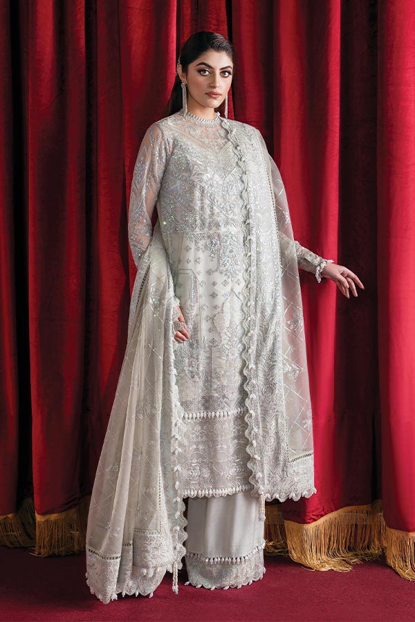Afrozeh starlet luxury unstitched`23 | d#6 (ss-4100) - pakistani suit