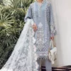 Maria B Luxury Lawn Eid Edition ‘23  | EL-23-10-Ice Blue