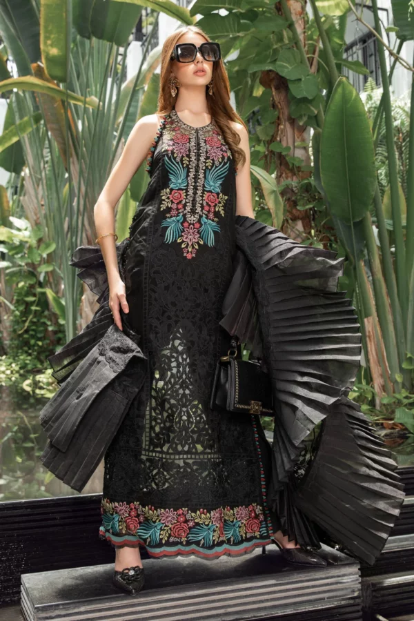 Maria b luxury lawn eid edition ‘23 | el-23-04-black