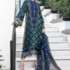 Maria B Luxury Lawn Eid Edition ‘23 | EL-23-08-Blue (SS-4144)