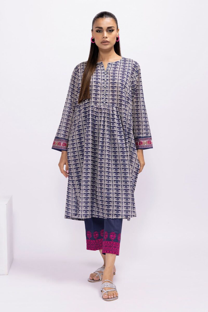 Khaadi summer collection vol 2 | ila230504_blue (ss-4535) - pakistani suit