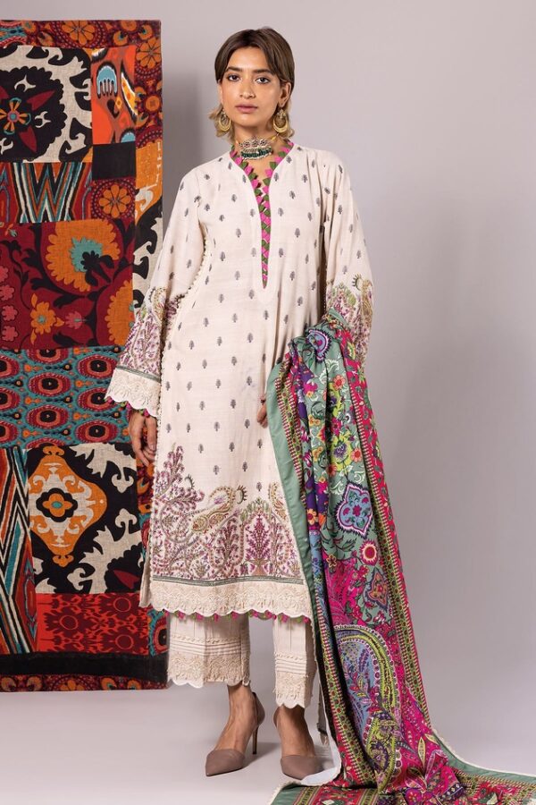 Khaadi Winter Collection’22 Vol-2 | OK22401 Off White (SS-3885)