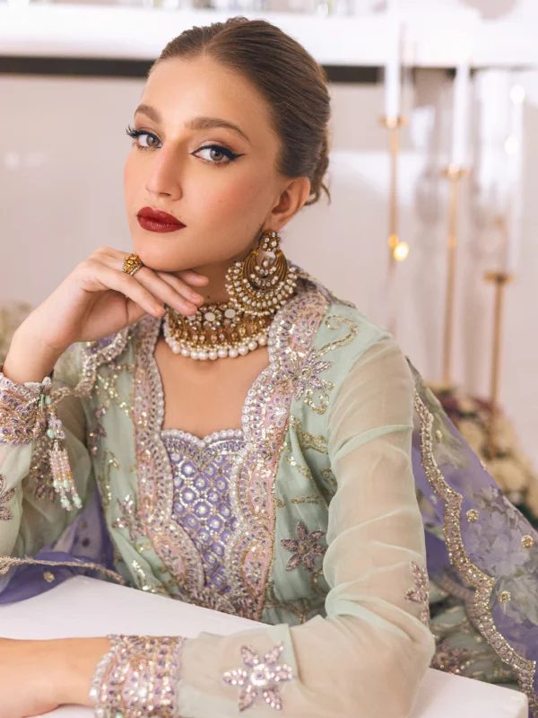 Sawariya Luxury Kalidaar Chiffon by Roheenaz | D-04 (SS-4532)