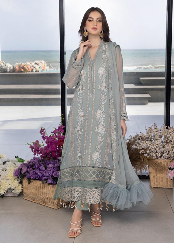Luxe Eid Edition By Azure | AS-112 Floral Fringe