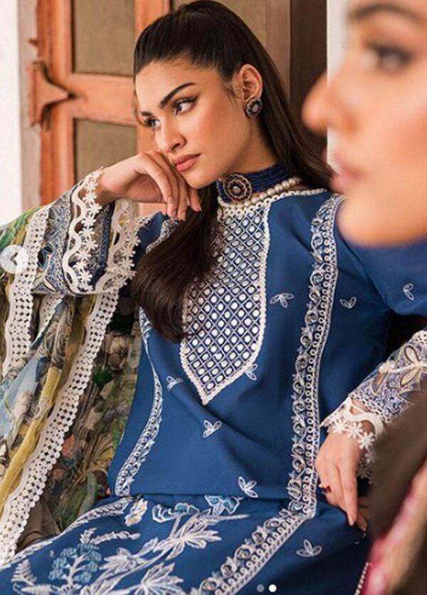Wisteria By Roheenaz Embroidered Lawn Suits 2023| RUNSS23021B Anahita (SS-4443)