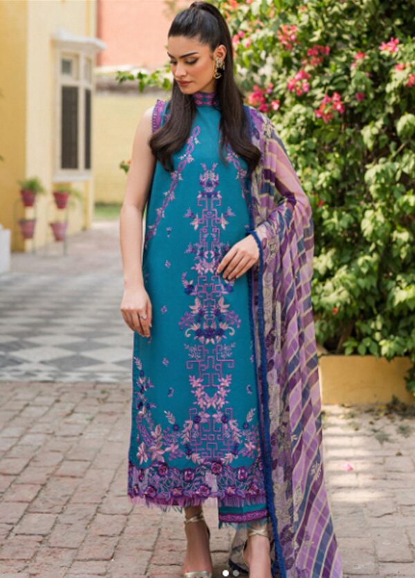 Wisteria By Roheenaz Embroidered Lawn Suits 2023| RUNSS23022B Shirin
