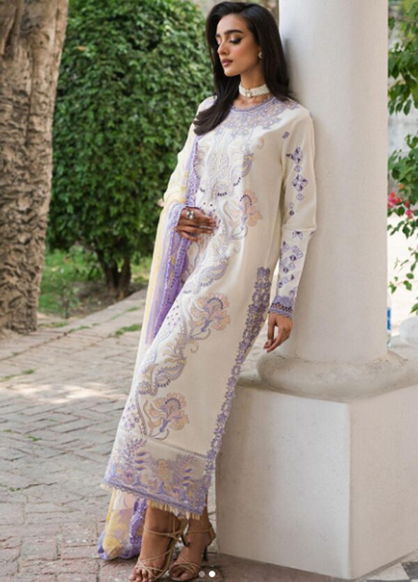 Wisteria By Roheenaz Embroidered Lawn Suits 2023| RUNSS23023A Fatemeh (SS-4576)