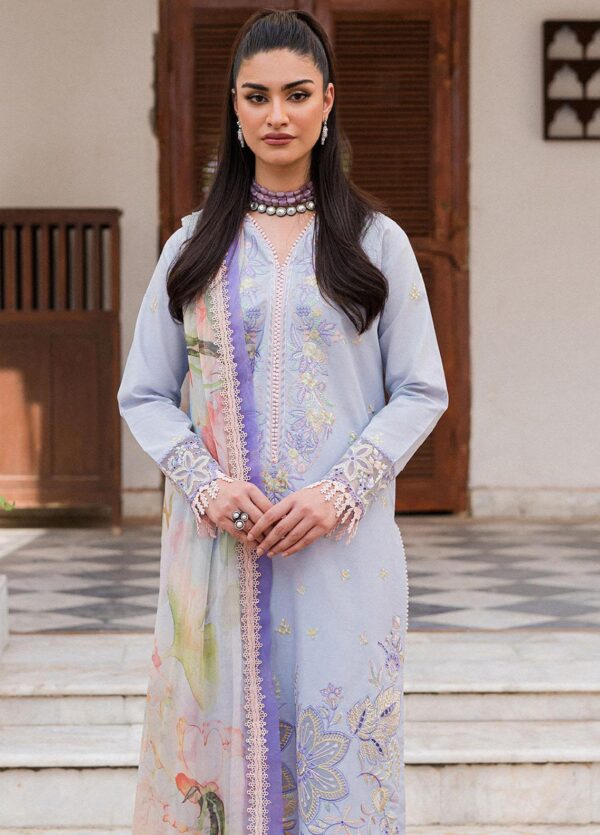Wisteria By Roheenaz Embroidered Lawn Suits 2023| RUNSS23024B Farah