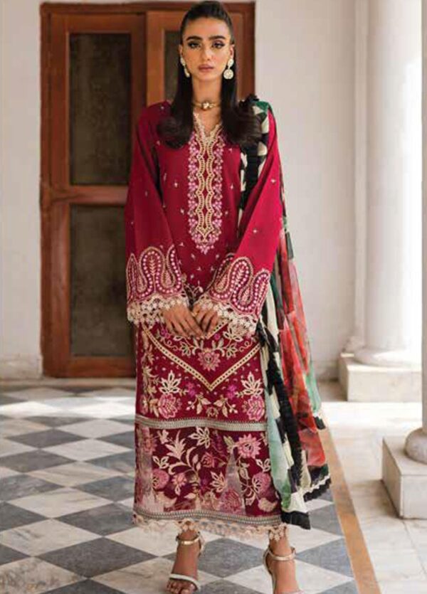 Wisteria By Roheenaz Embroidered Lawn Suits 2023| RUNSS23028A Gohar