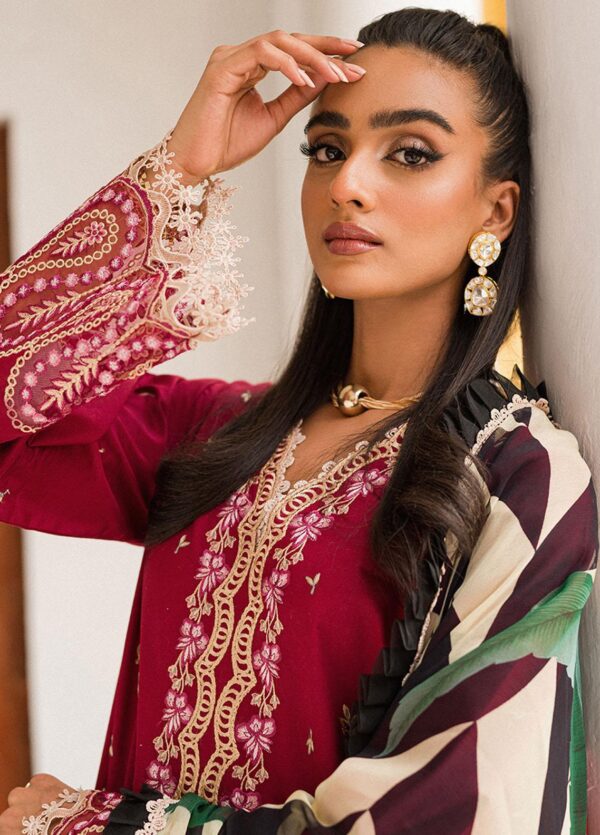 Wisteria By Roheenaz Embroidered Lawn Suits 2023| RUNSS23028A Gohar