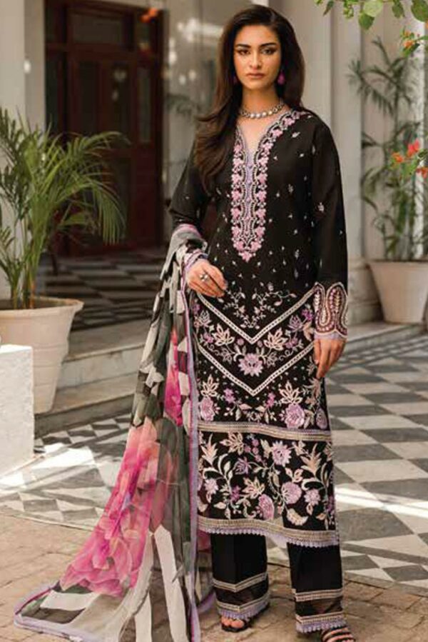 Wisteria By Roheenaz Embroidered Lawn Suits 2023| RUNSS23028B Hayat