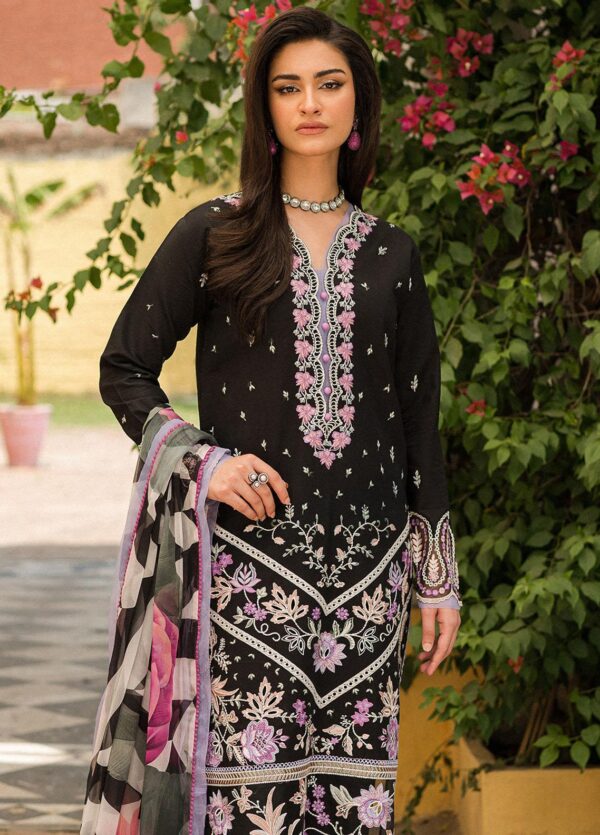 Wisteria By Roheenaz Embroidered Lawn Suits 2023| RUNSS23028B Hayat