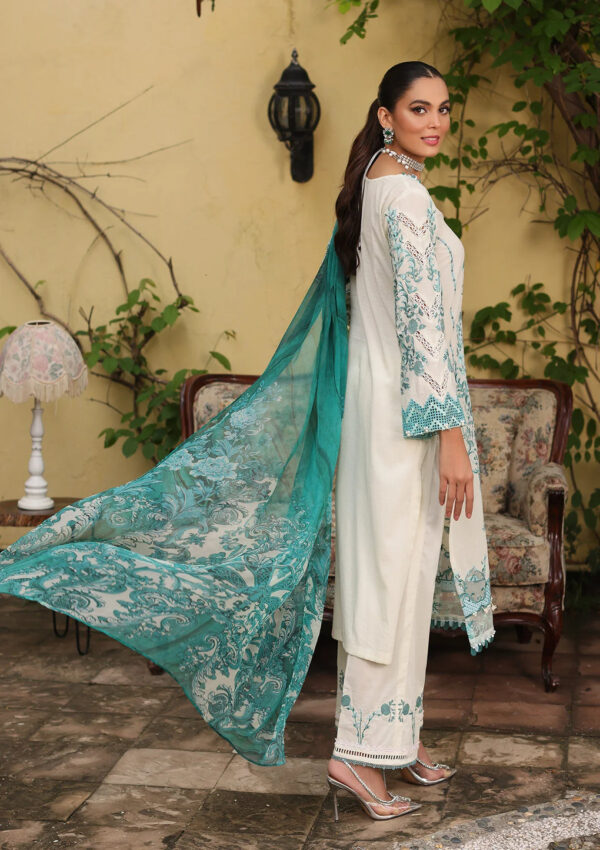 Luxe By Elaf Luxury Embroidered Collection 23| ELJ-05A ICEDREAM