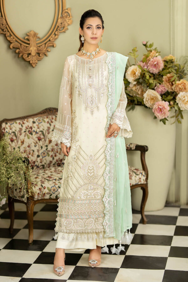 Imrozia Serene Embroidered Collection 2023 | M-49 Chambeli (SS-4676)