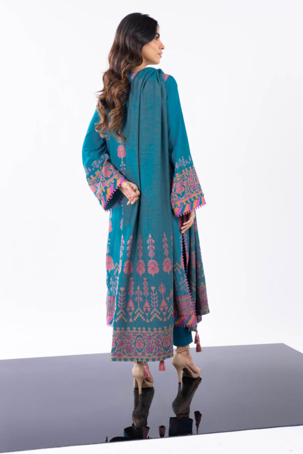Alkaram Winter Collection 2023 | FW-50-23-Turquoise