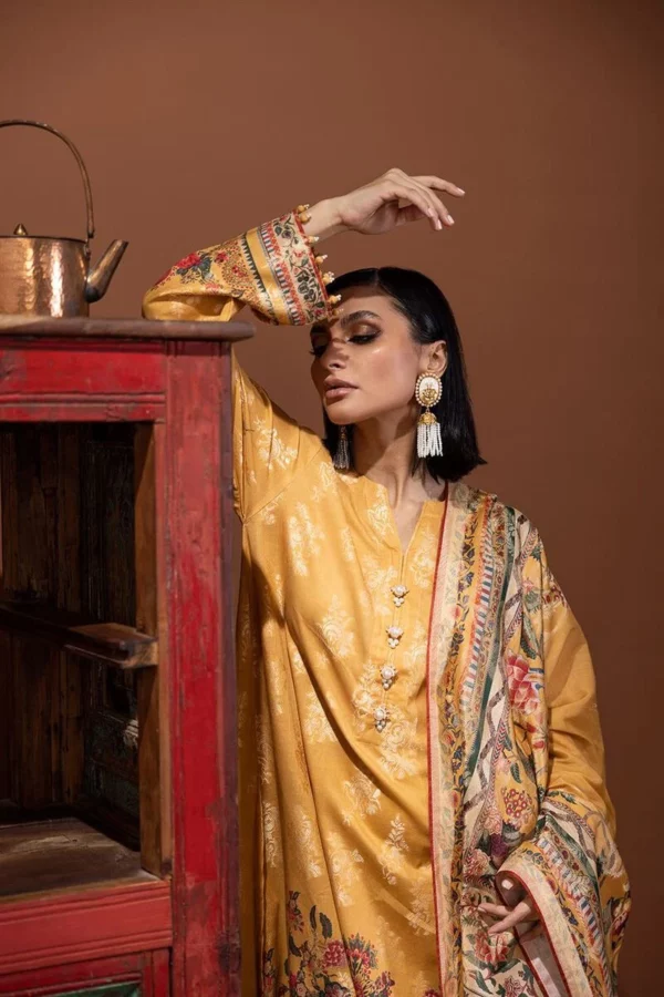 Khaadi Pre-Fall Latest Collection 2023 | bco230601_yellow