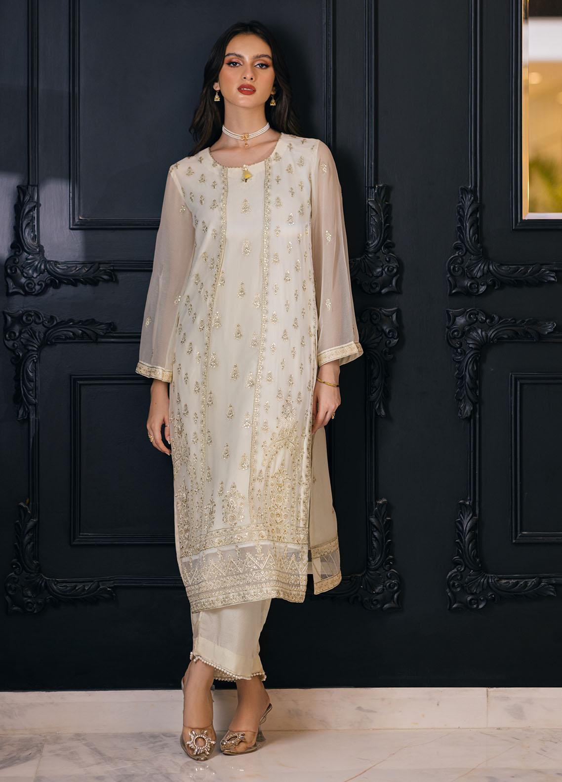 Ella By Sahane Embroidered Chiffon Collection | 1008 Irene - Buy Online
