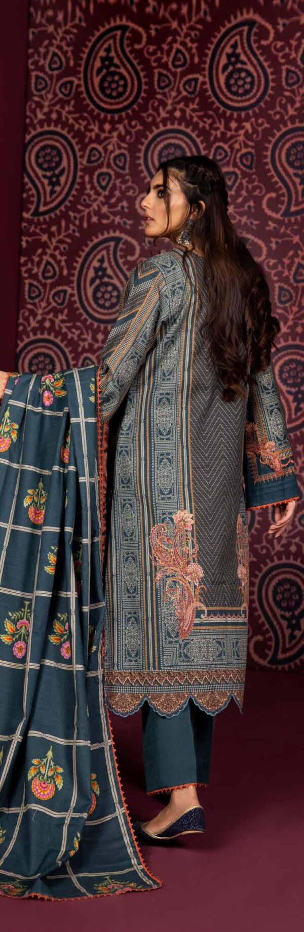 Gul ahmed winter collection | | k32039 (ss-4950) - pakistani suit