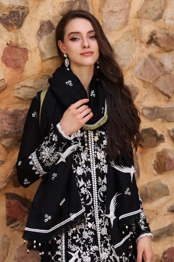 Noor winter luxury shawls'23 by saadia asad | nsa-wls-23-d1