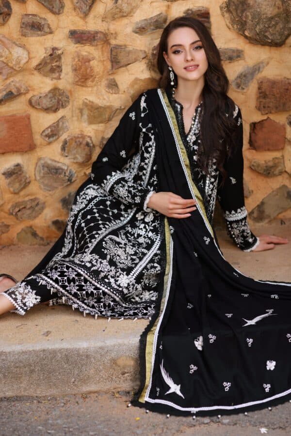 Noor winter luxury shawls'23 by saadia asad | nsa-wls-23-d1