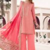 Maria b sateen fall | candy pink cst-701 (ss-4766) - pakistani suit