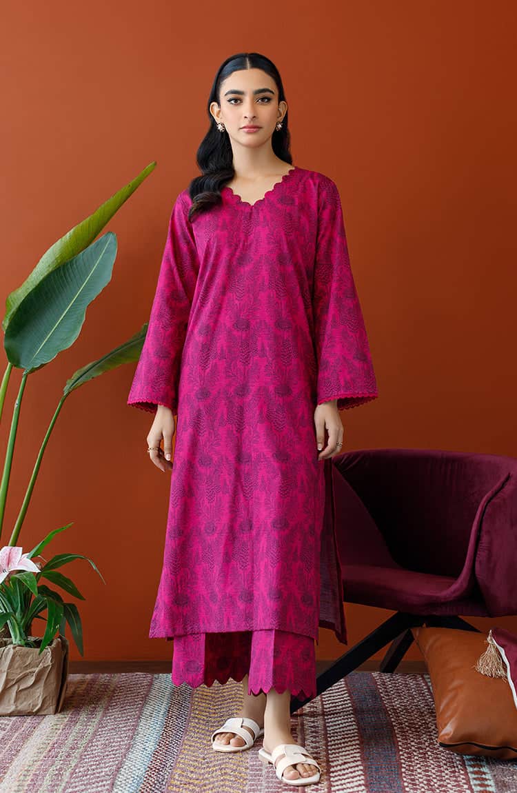 Co-ord set unstiched | orient winter collection vol 1 | nrds-23-173/u pink