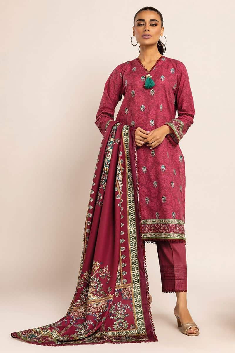 Khaadi winter story | 2023 collection | bk231003_pink