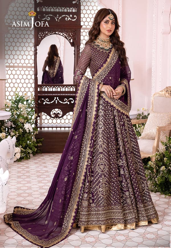 Chandni Luxury Chiffon By Asim Jofa 2023 | AJCC-04 (SS-4844)
