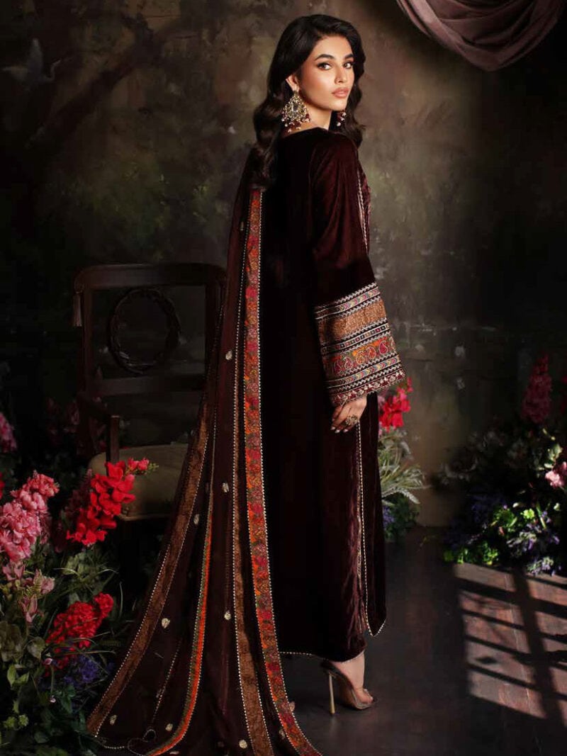 Charizma signora embroidered velvet | cvt3-06