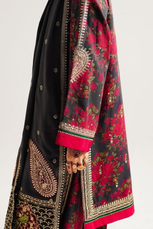 Zara shahjahan winter shawl 2023 | ws23-d3