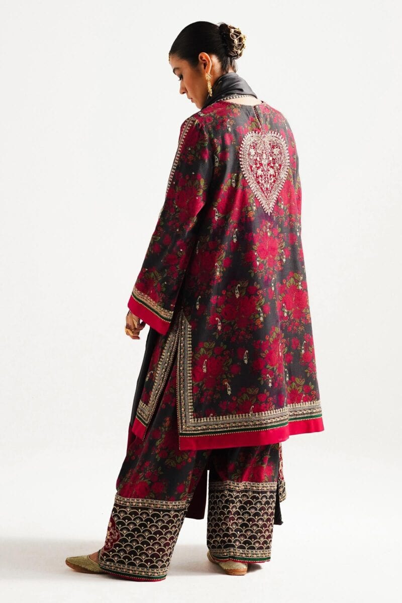 Zara shahjahan winter shawl 2023 | ws23-d3