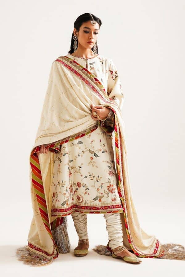 Zara shahjahan winter shawl 2023 | ws23-d5