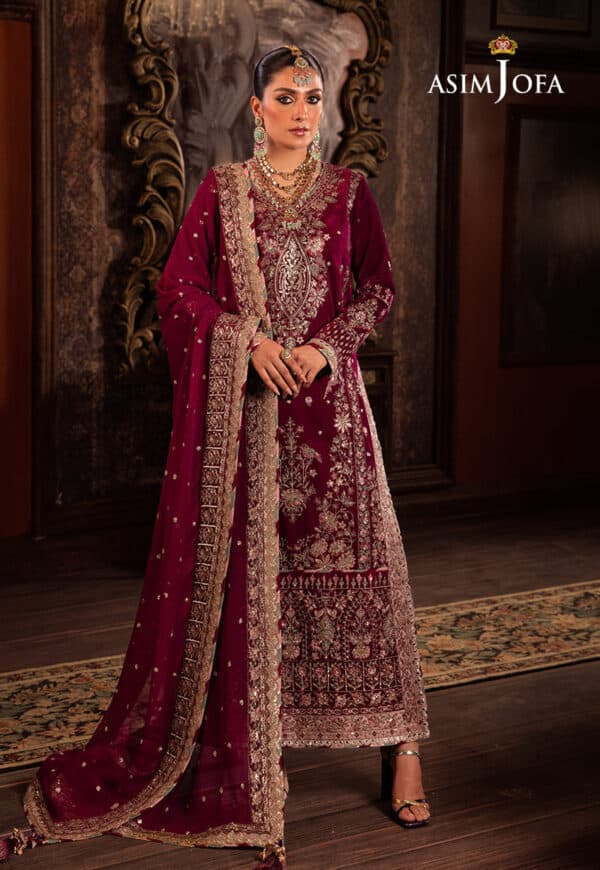 Makhmal Wedding Velvet by Asim Jofa | AJMM-03