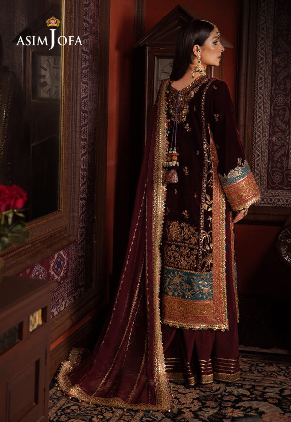Makhmal Wedding Velvet by Asim Jofa | AJMM-09