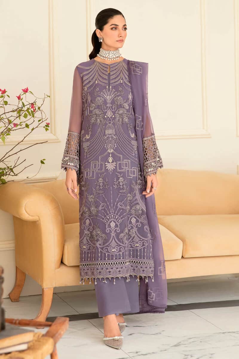 Safeera by flossie chiffon collection vol 12 | periwinkle