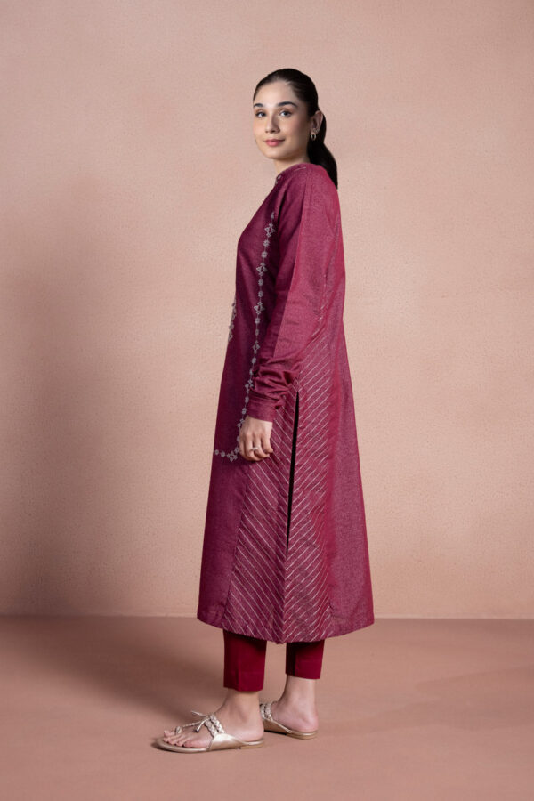 Sapphire u2e cl22v8 7 1 2 piece - embroidered khaddar suit winter vol 1 (ss-4913) - pakistani suit