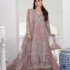 Alif by ajr couture embroidered unstitched | violet