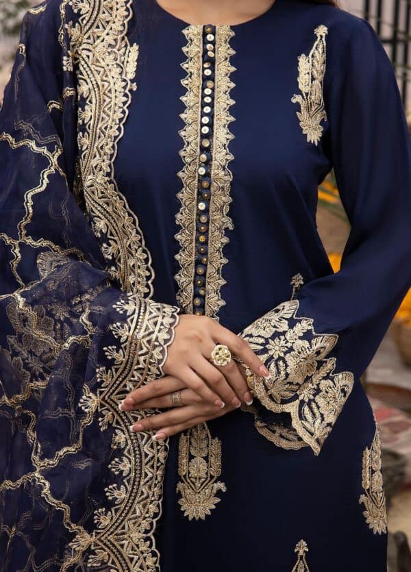 Durnaz by sahane embroidered missouri suits unstitched 3 piece | sne23dr br-1201 afrozeh